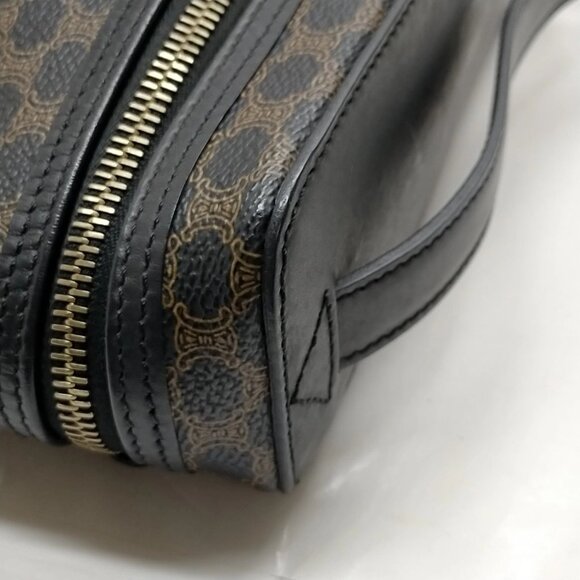 Authentic CELINE Vanity Bag Black PVC mn382-120825 - Picture 8 of 16